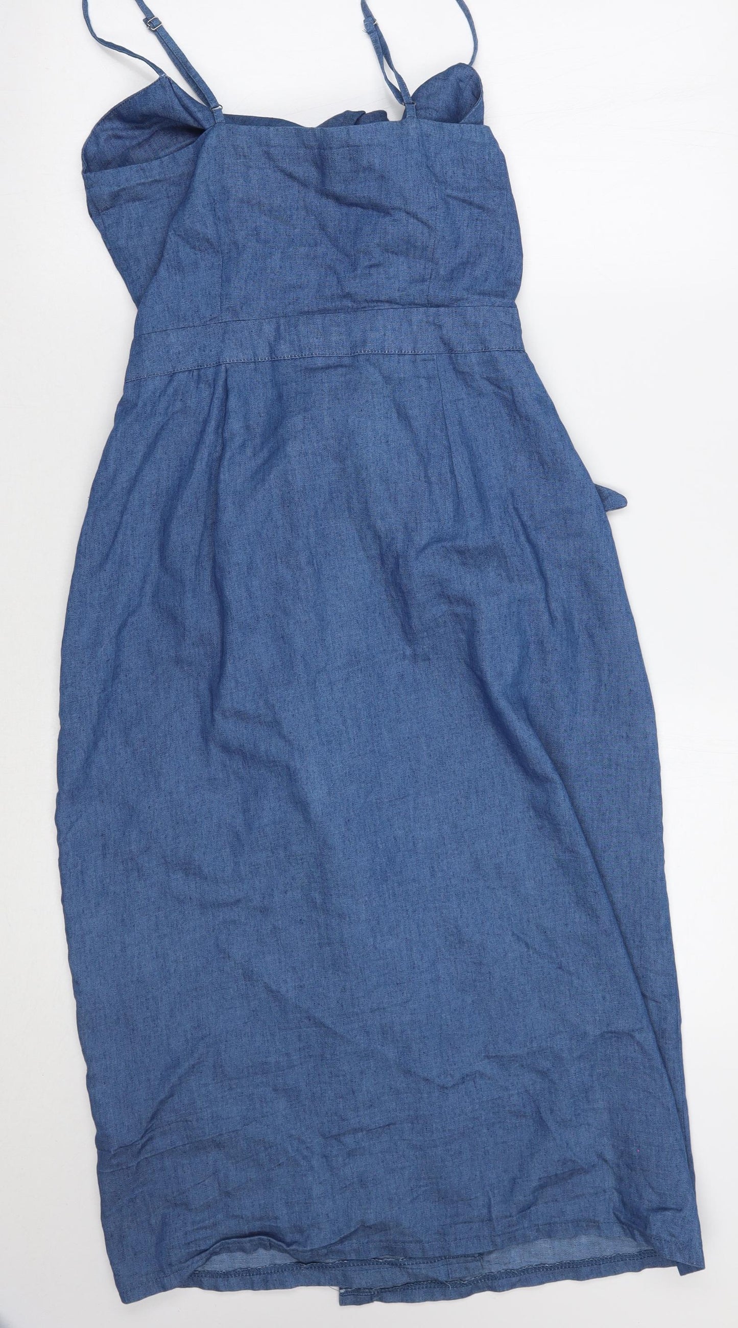 Missguided Womens Blue   A-Line  Size 10