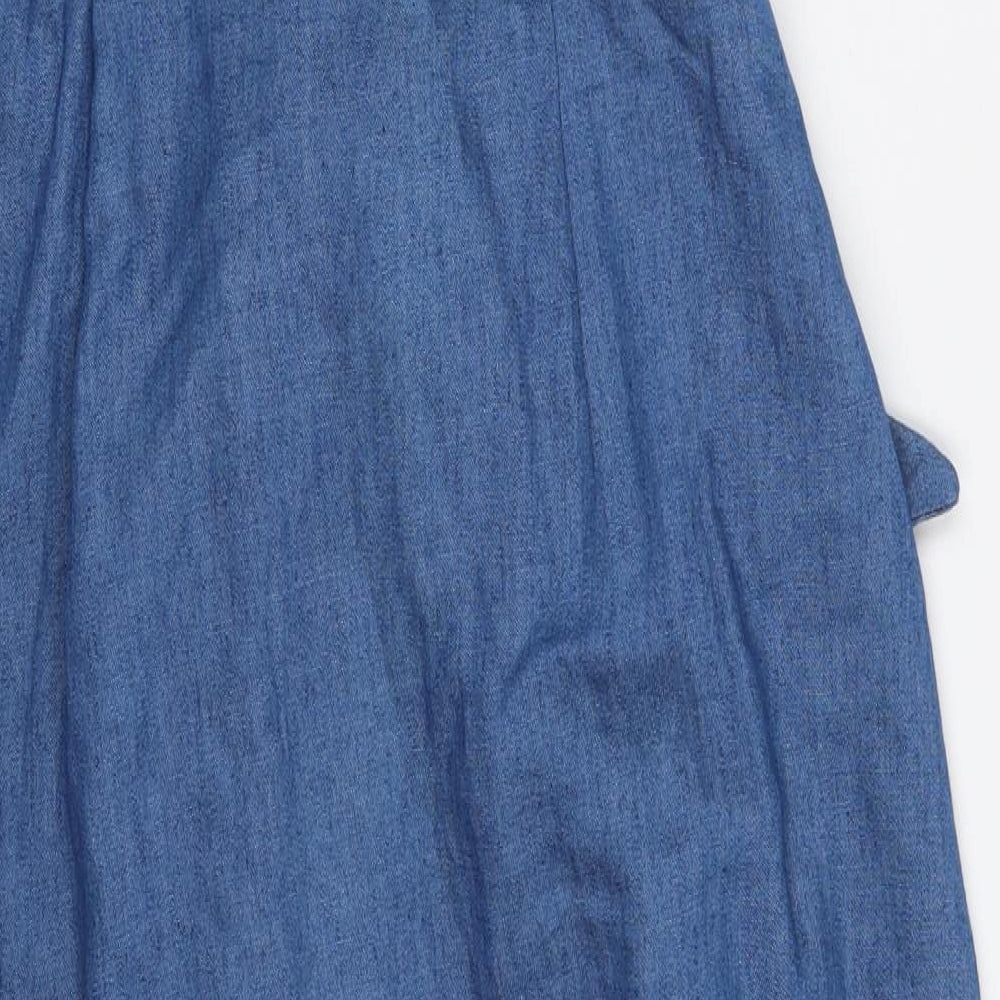 Missguided Womens Blue   A-Line  Size 10