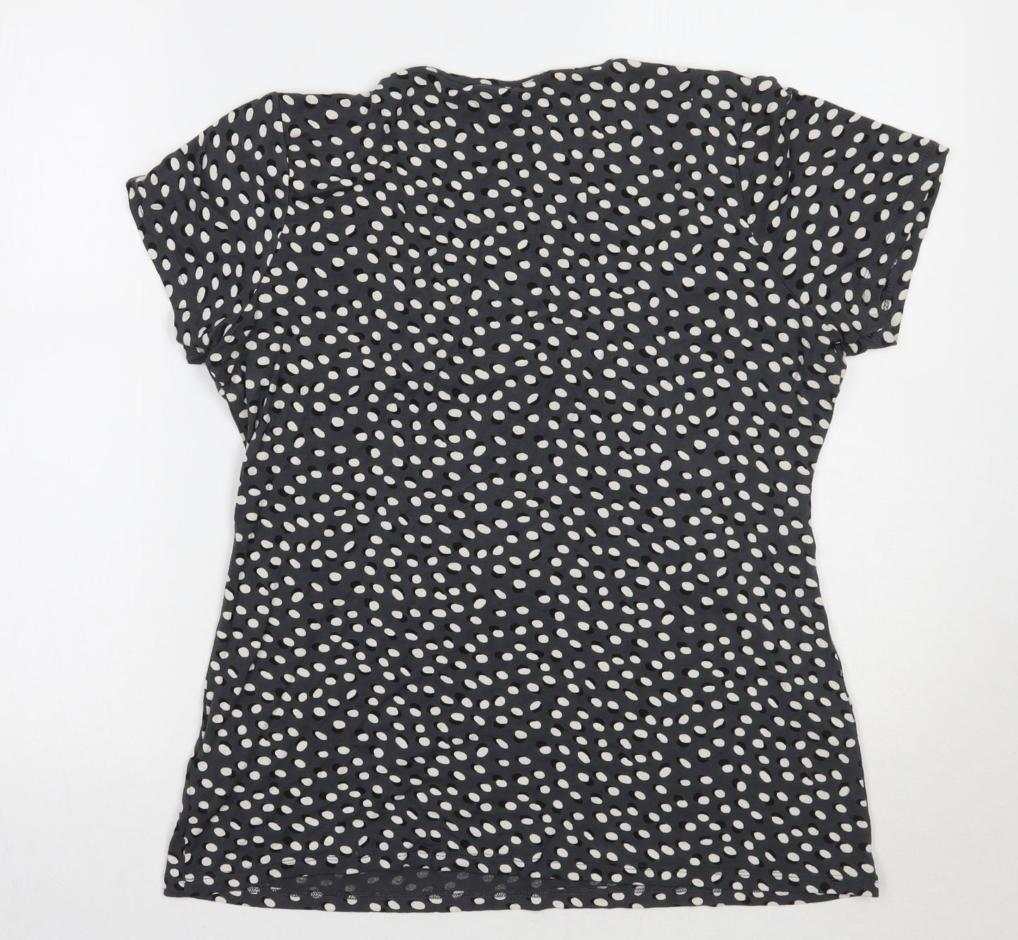 Debenhams Womens Grey Animal Print  Basic T-Shirt Size 18