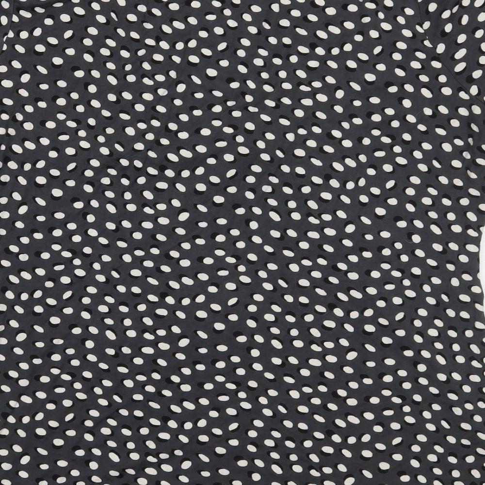 Debenhams Womens Grey Animal Print  Basic T-Shirt Size 18
