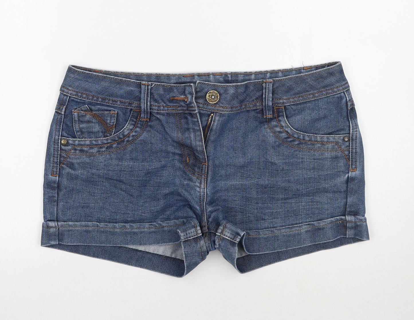George Womens Blue   Hot Pants Shorts Size 16