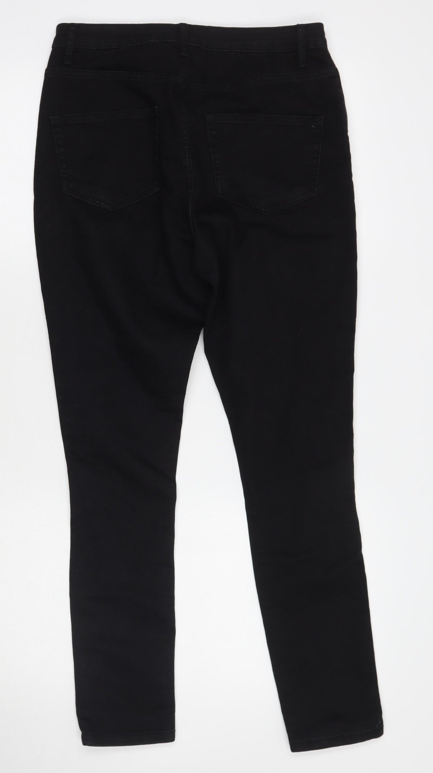 Boohoo Womens Black   Skinny Jeans Size 12 L26 in