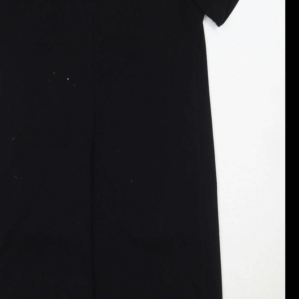 F&F Womens Black  Rayon A-Line  Size 14