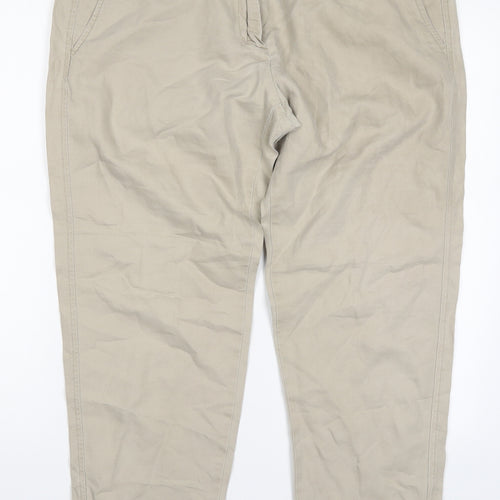 Linea Womens Beige   Trousers  Size 14 L28 in