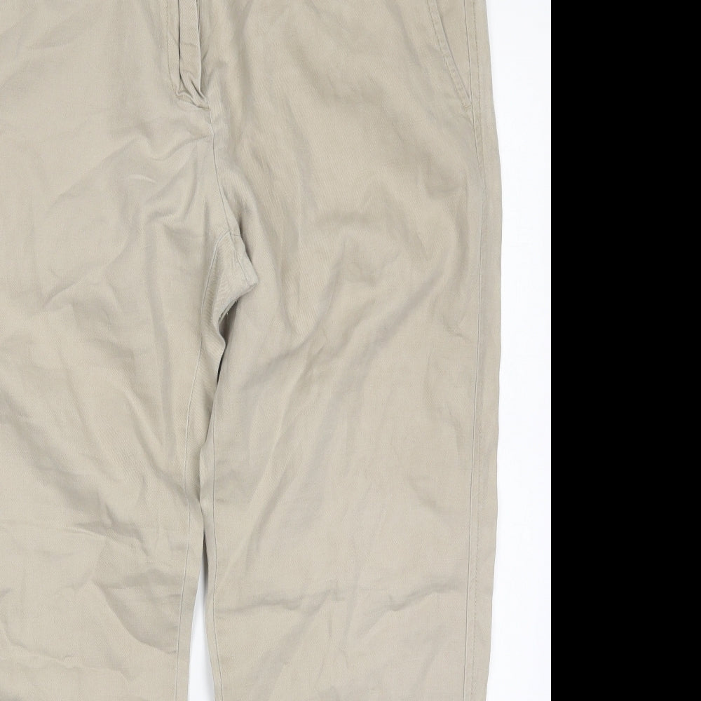 Linea Womens Beige   Trousers  Size 14 L28 in