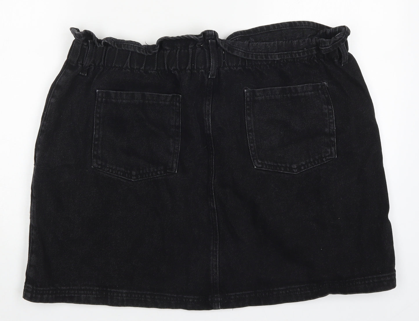 Denim Co Womens Black  Denim Mini Skirt Size 20