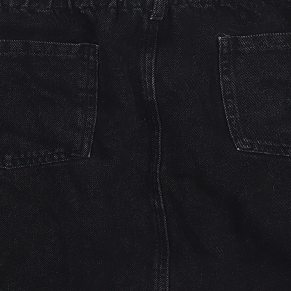Denim Co Womens Black  Denim Mini Skirt Size 20