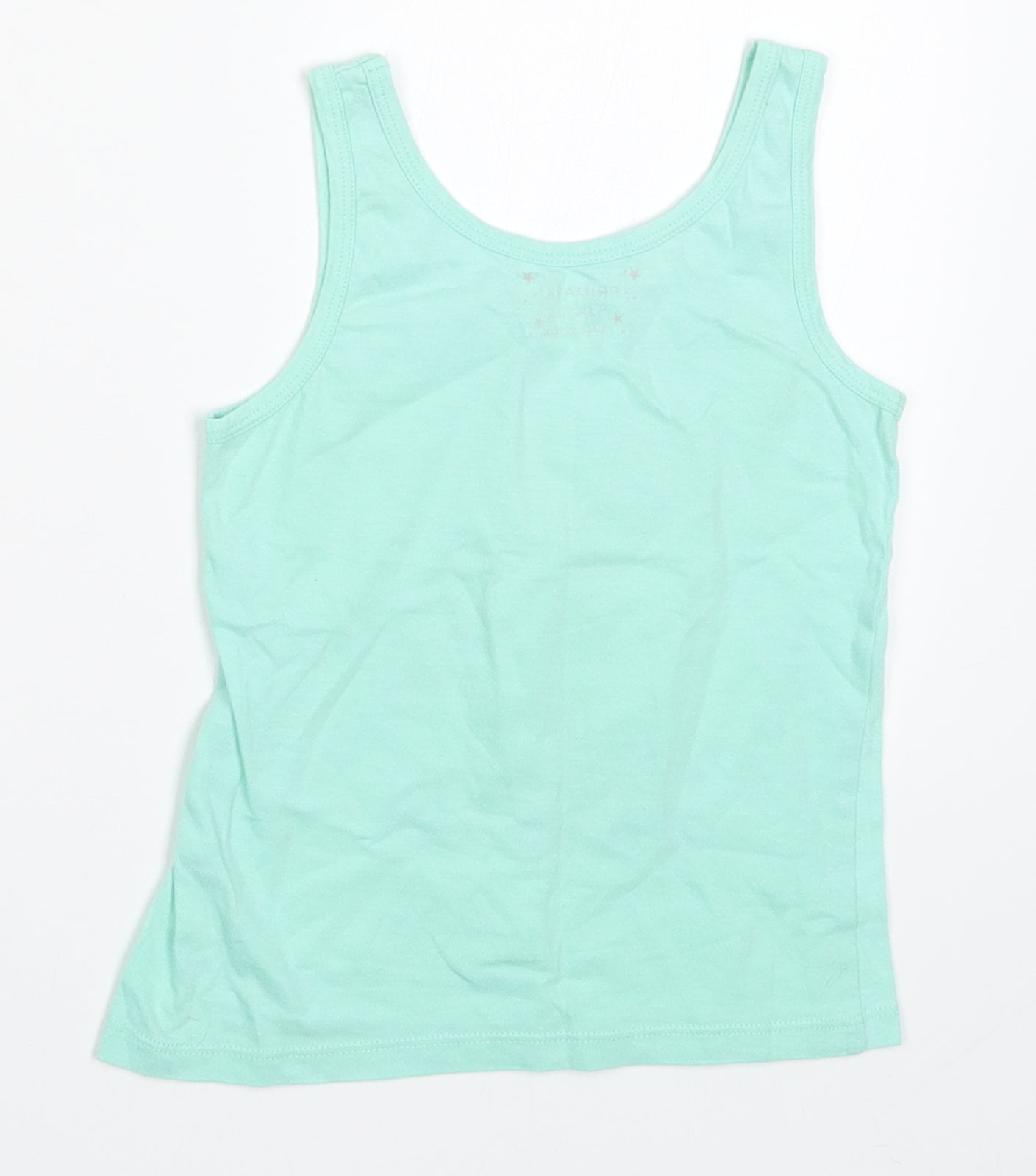 Primark Girls Green   Basic Tank Size 4-5 Years  - Be Magical Like a Unicorn