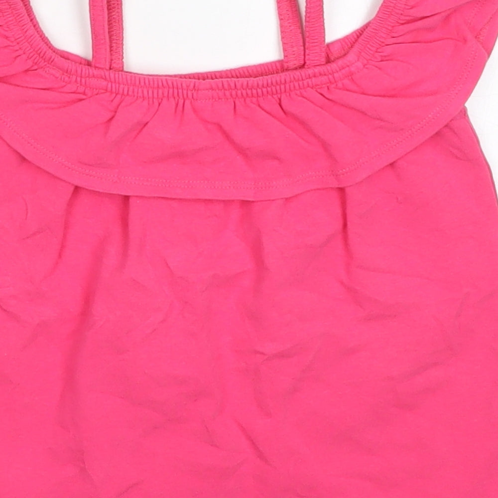John Lewis Girls Pink   Basic T-Shirt Size 4 Years