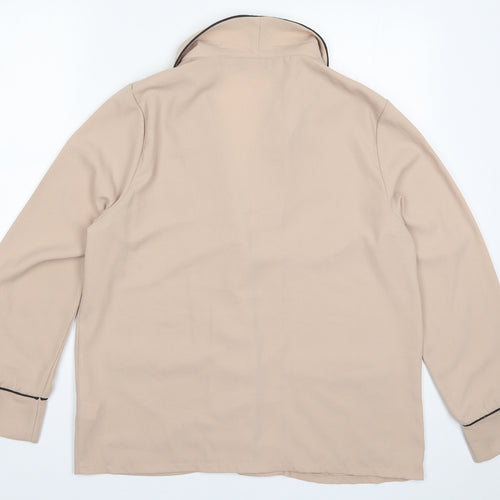 PRETTYLITTLETHING Womens Beige   Jacket  Size 12