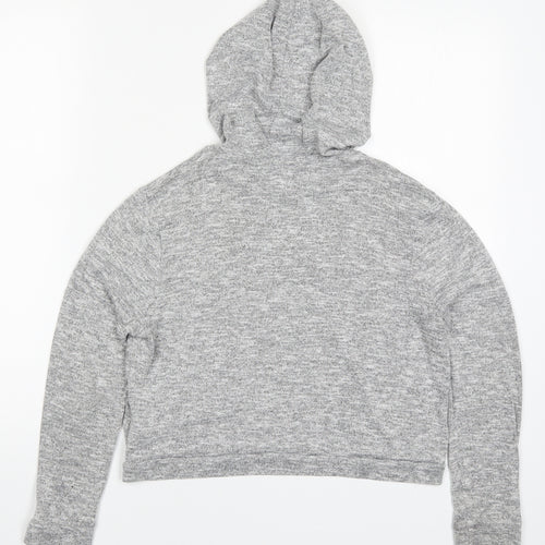 New Look Girls Grey   Pullover Hoodie Size 12-13 Years