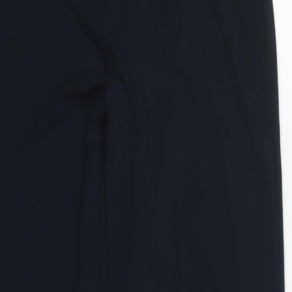 Marks and Spencer Womens Blue   Trousers  Size 10 L28 in - Navy Blue