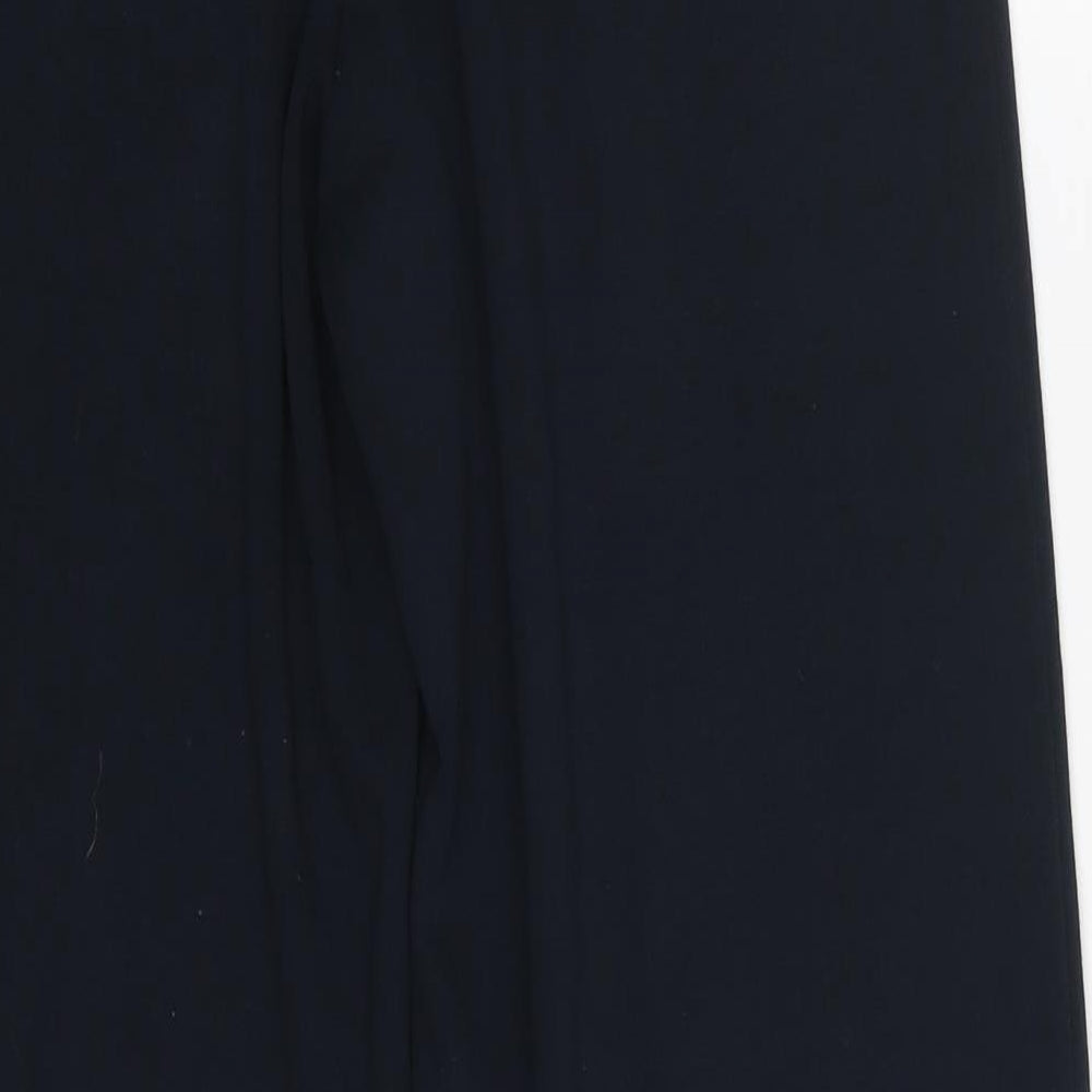 Marks and Spencer Womens Blue   Trousers  Size 10 L28 in - Navy Blue