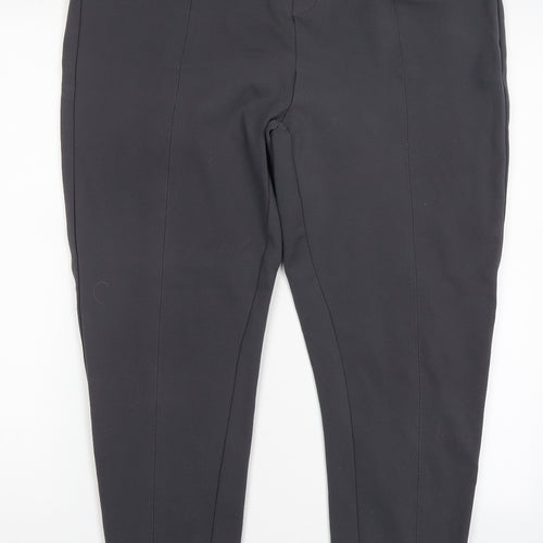 Primark Womens Grey   Carrot Trousers Size 18 L26 in