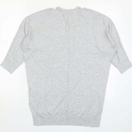 F&F Womens Grey  Knit Pullover Jumper Size 6