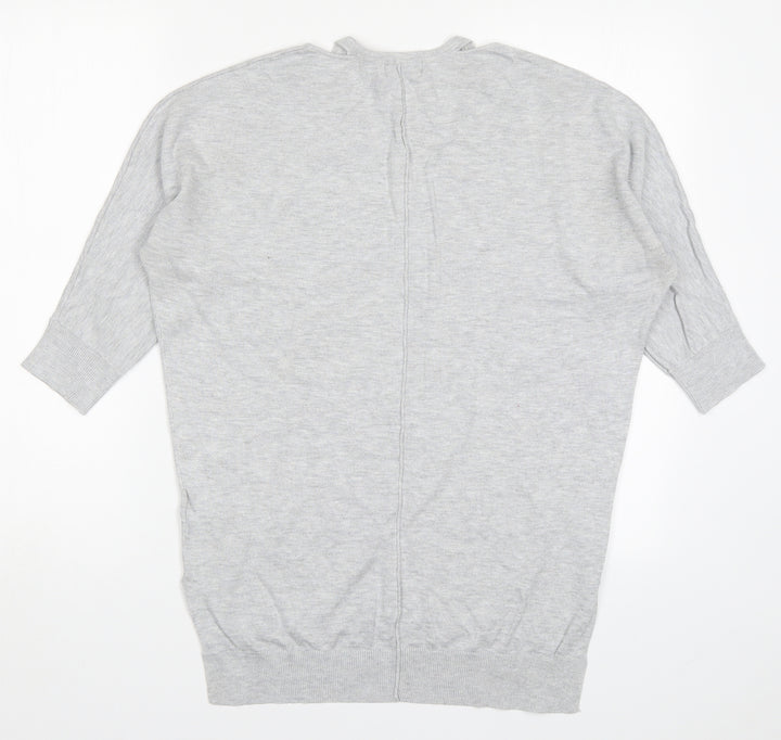 F&F Womens Grey  Knit Pullover Jumper Size 6
