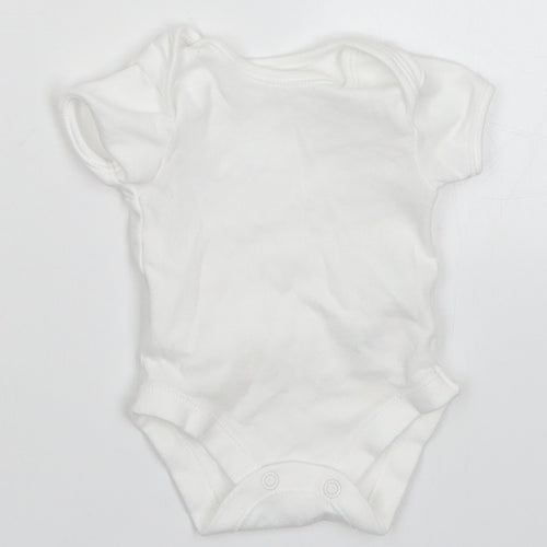 George Baby White   Babygrow One-Piece Size Newborn