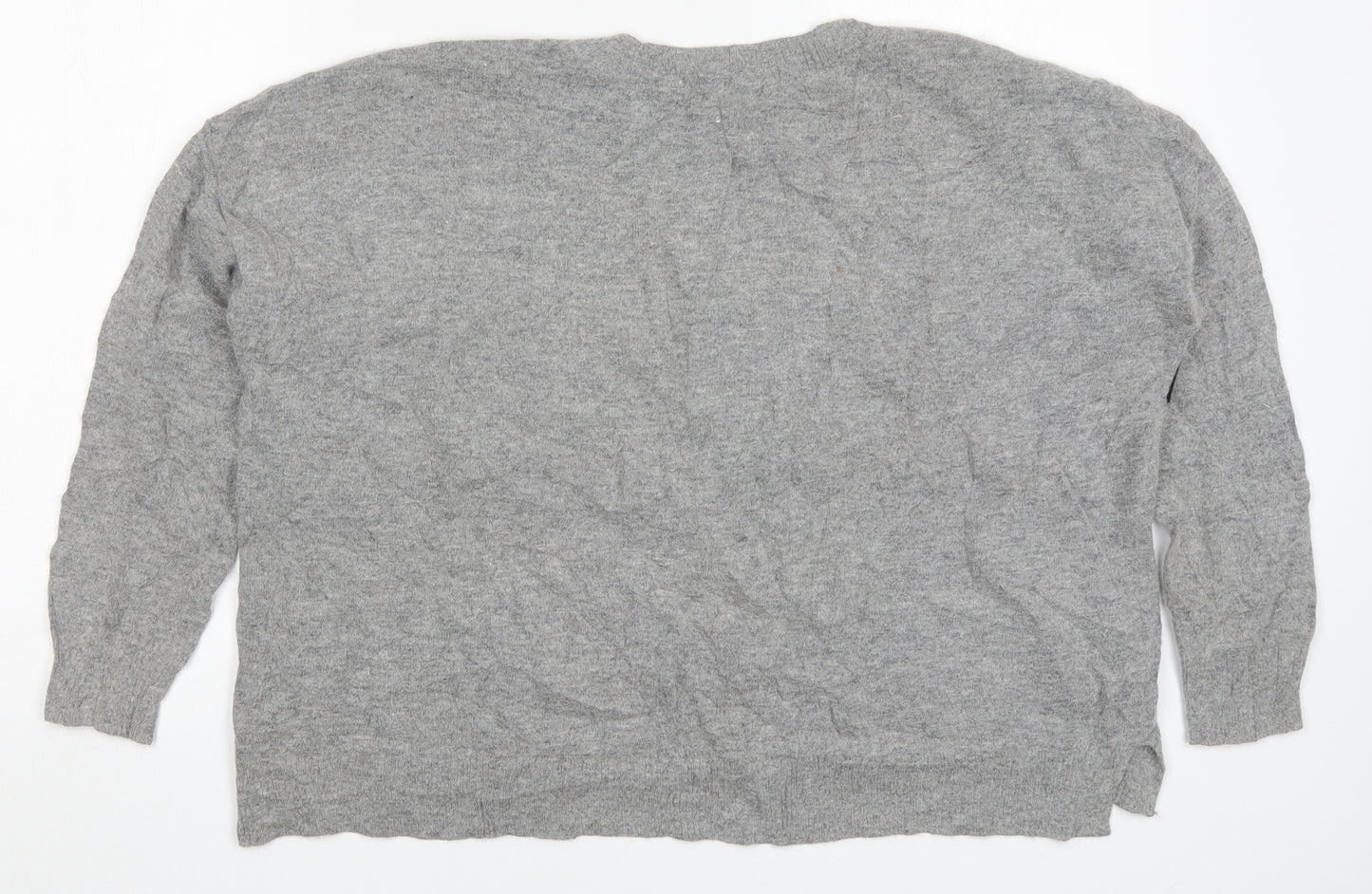 Illustrated People Womens Grey  Knit Pullover Jumper Size S  - Skint
