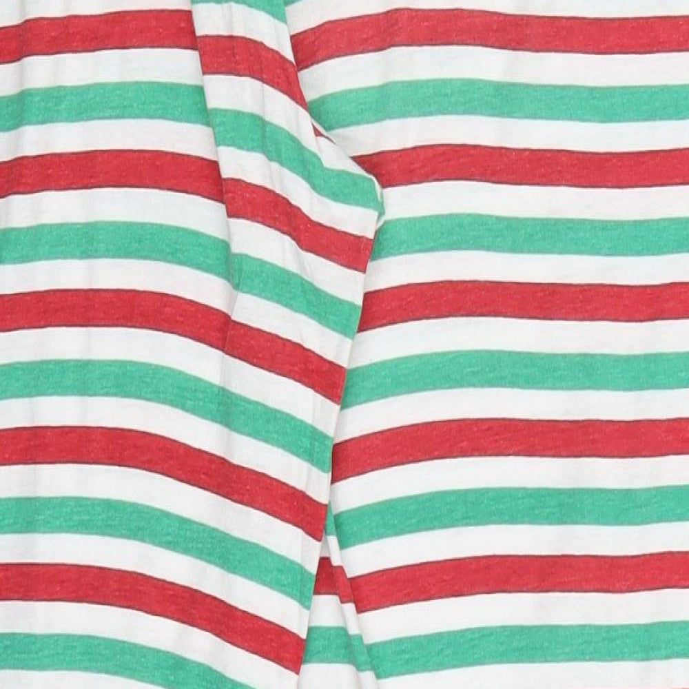 Finest Made Clothing Mens Green Striped  Trousers  Size S L27 in - Red and Green Pyjama Pants