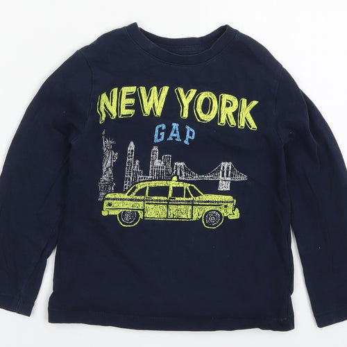Gap Boys Blue   Basic T-Shirt Size 5 Years  - New York Yellow Taxi