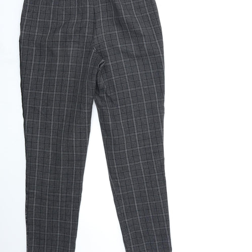 Atmosphere Womens Black Check  Trousers  Size 8 L27 in