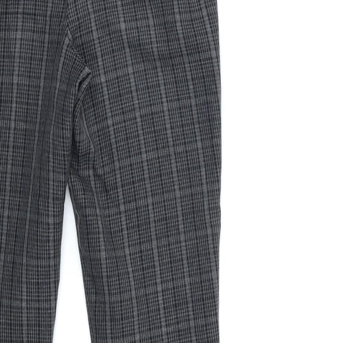 Atmosphere Womens Black Check  Trousers  Size 8 L27 in