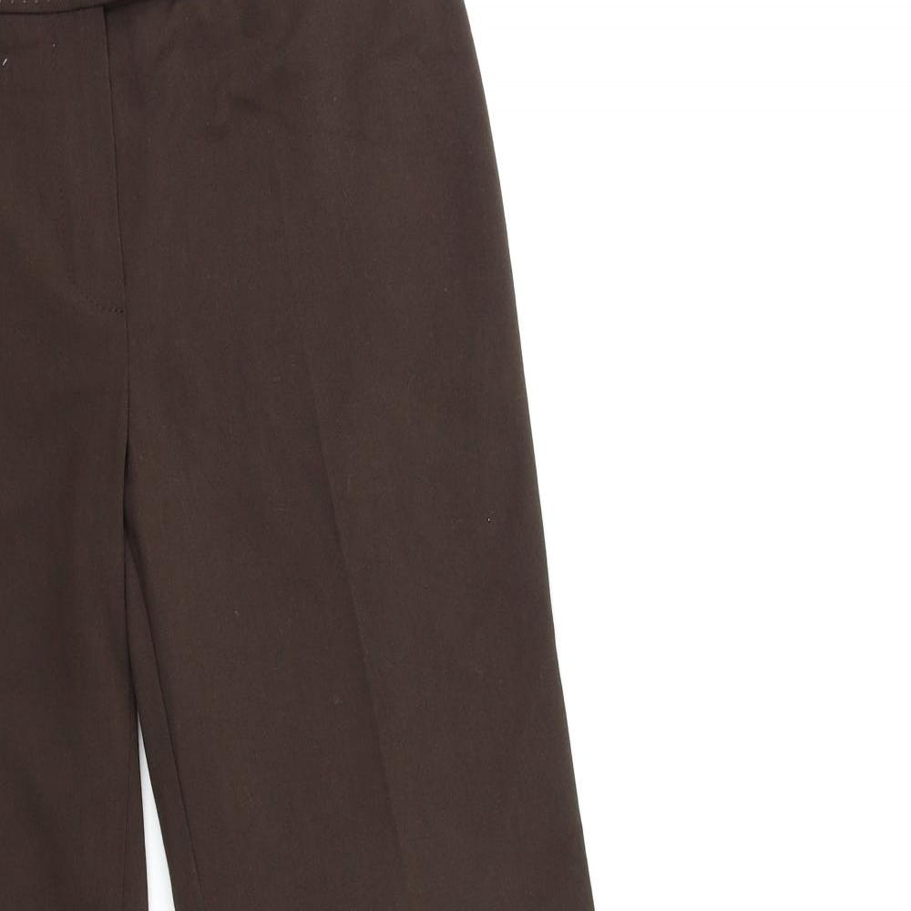 Marks and Spencer Womens Brown   Trousers  Size 8 L29 in