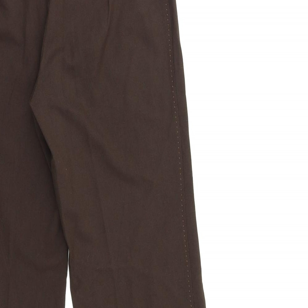 Marks and Spencer Womens Brown   Trousers  Size 8 L29 in