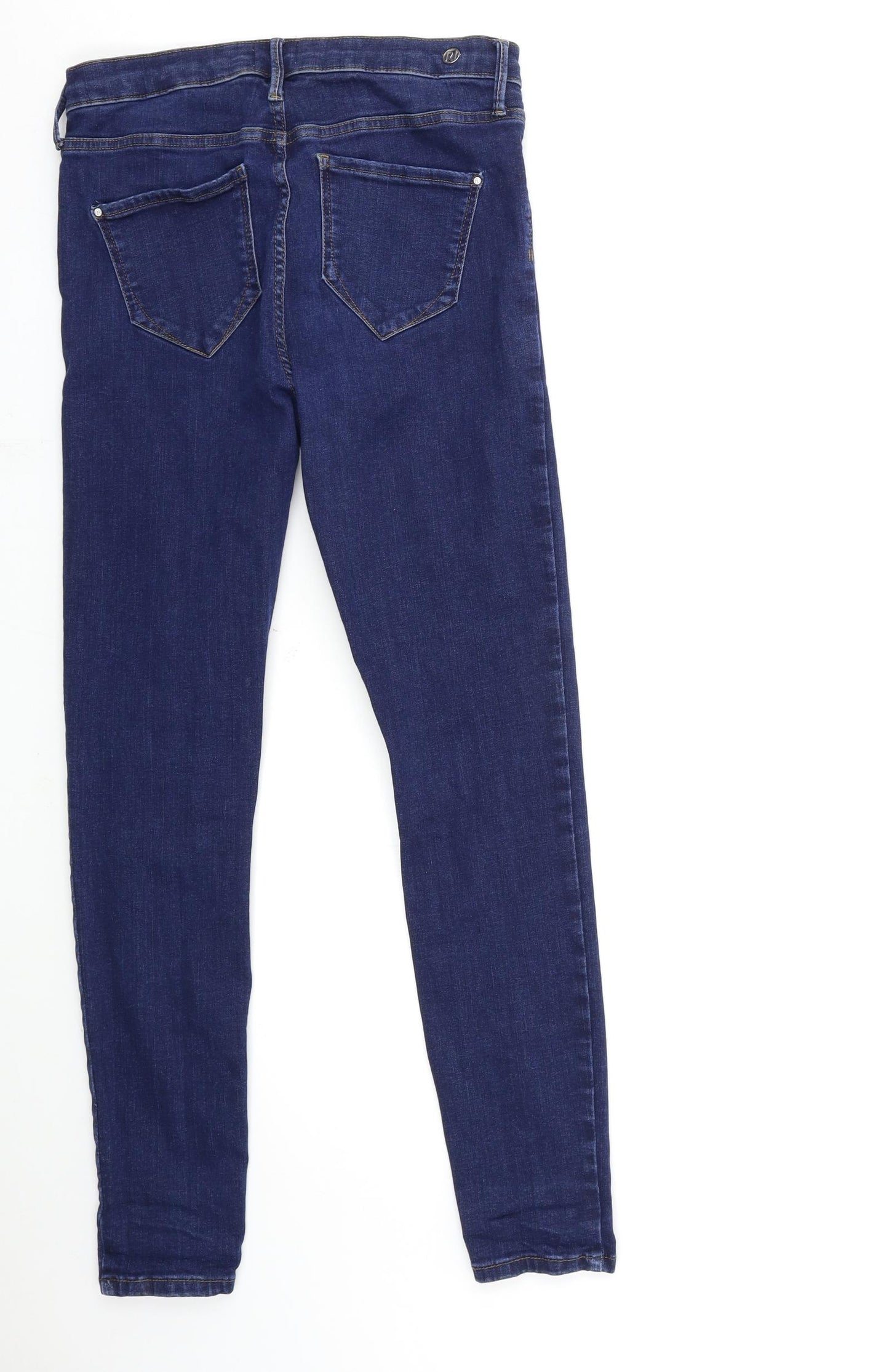 River Island Womens Blue  Denim Skinny Jeans Size 12 L27 in
