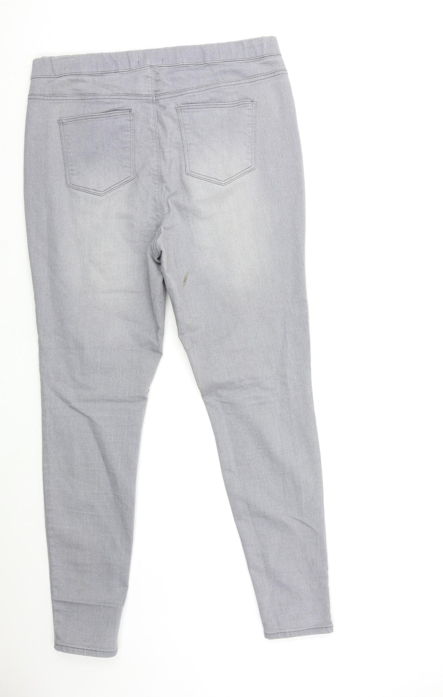 Matalan Womens Grey  Denim Jegging Jeans Size 16 L30 in