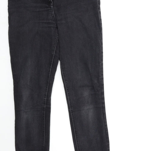Matalan Womens Black  Denim Skinny Jeans Size 8 L28 in