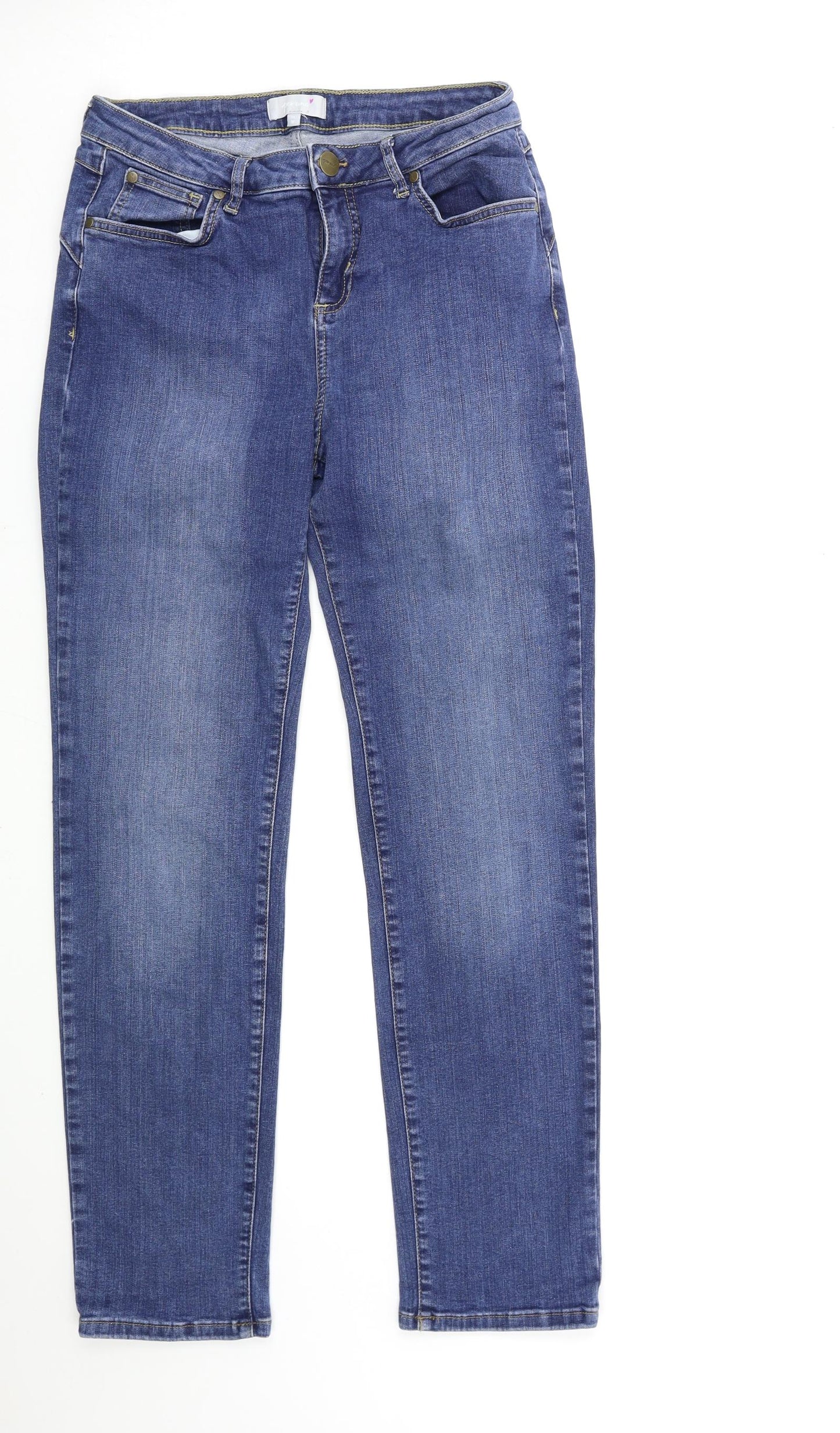 Per Una Womens Blue  Denim Skinny Jeans Size 14 L30 in
