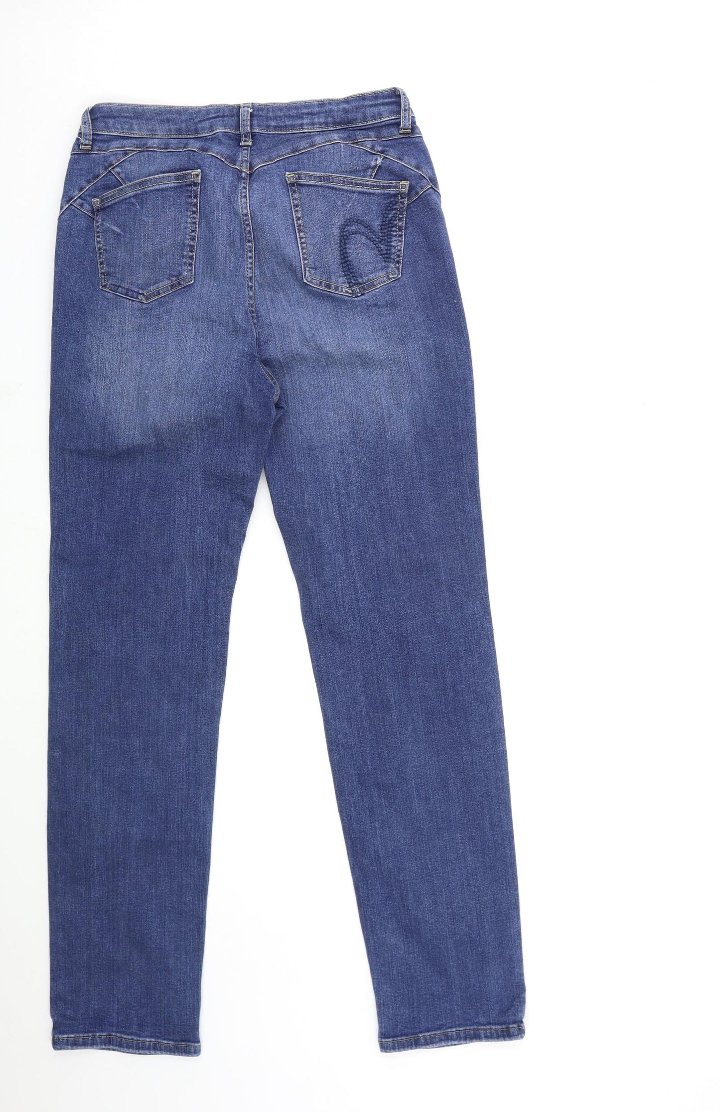Per Una Womens Blue  Denim Skinny Jeans Size 14 L30 in