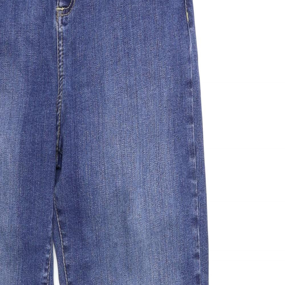 Per Una Womens Blue  Denim Skinny Jeans Size 14 L30 in