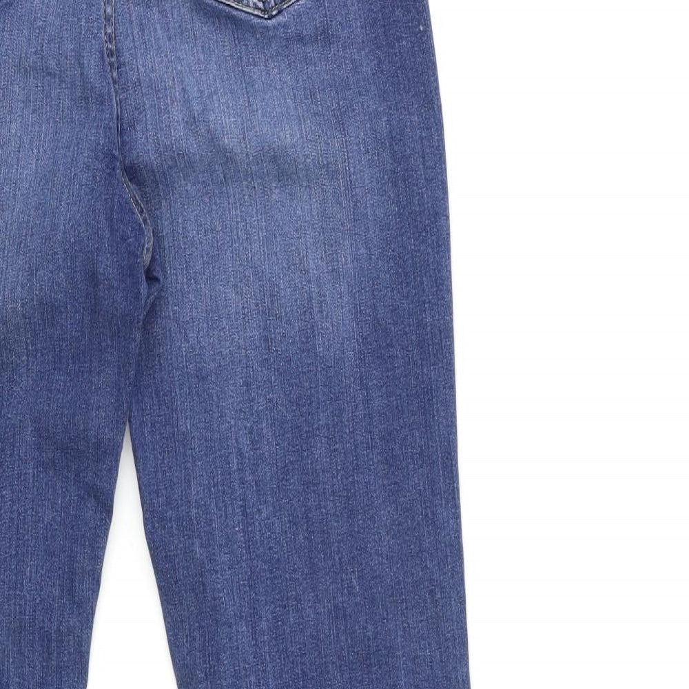 Per Una Womens Blue  Denim Skinny Jeans Size 14 L30 in