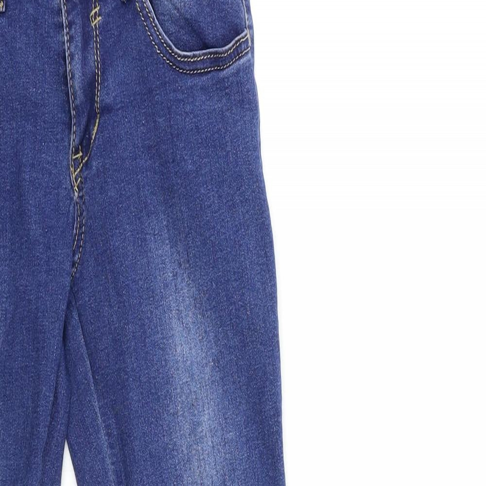 rojanco Womens Blue  Denim Skinny Jeans Size 8 L28 in