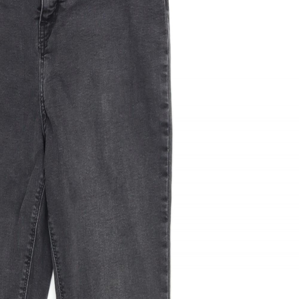 Denim & Co. Womens Black  Denim Skinny Jeans Size 16 L29 in