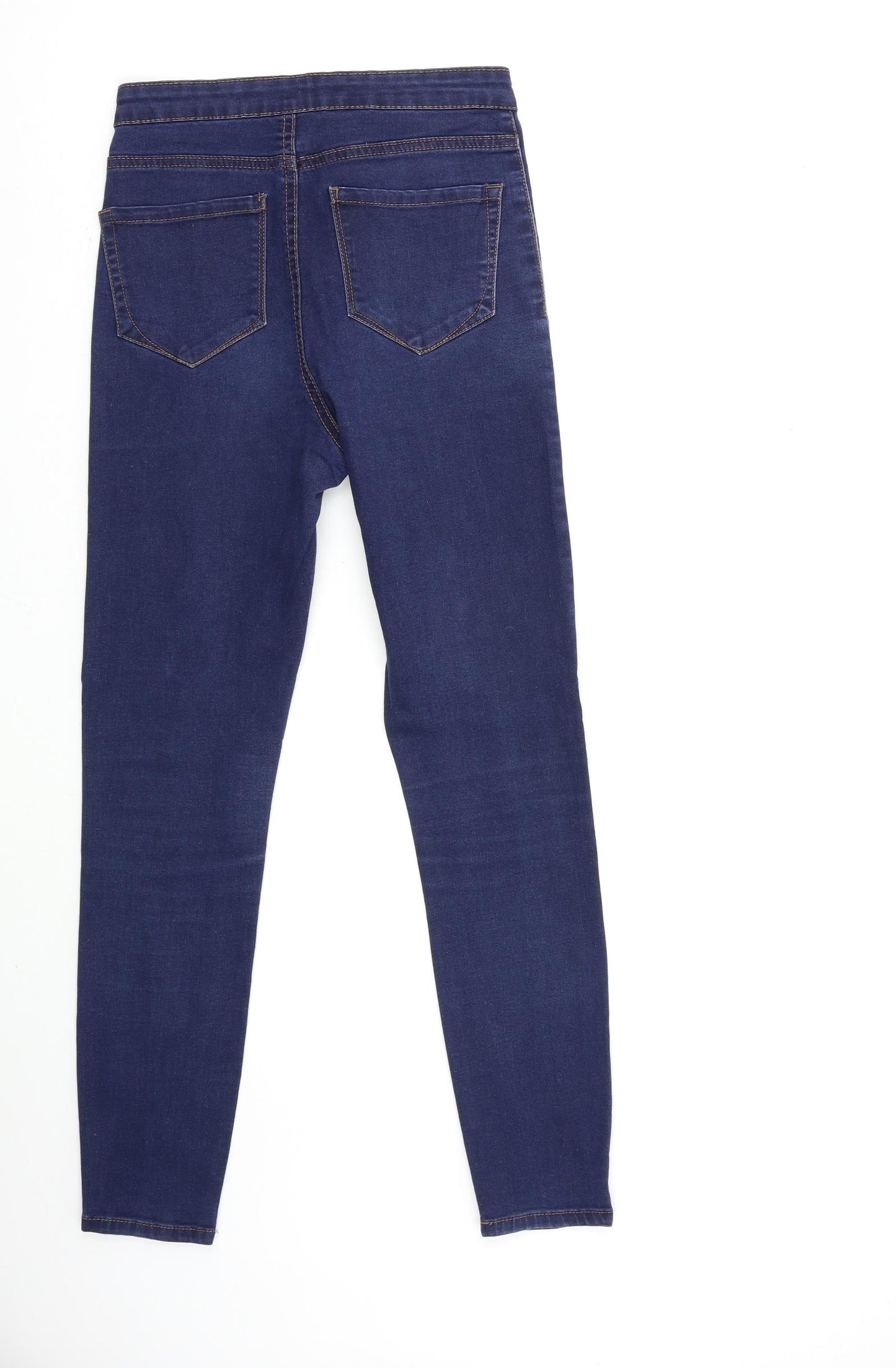 Denim & Co. Womens Blue  Denim Skinny Jeans Size 8 L27 in