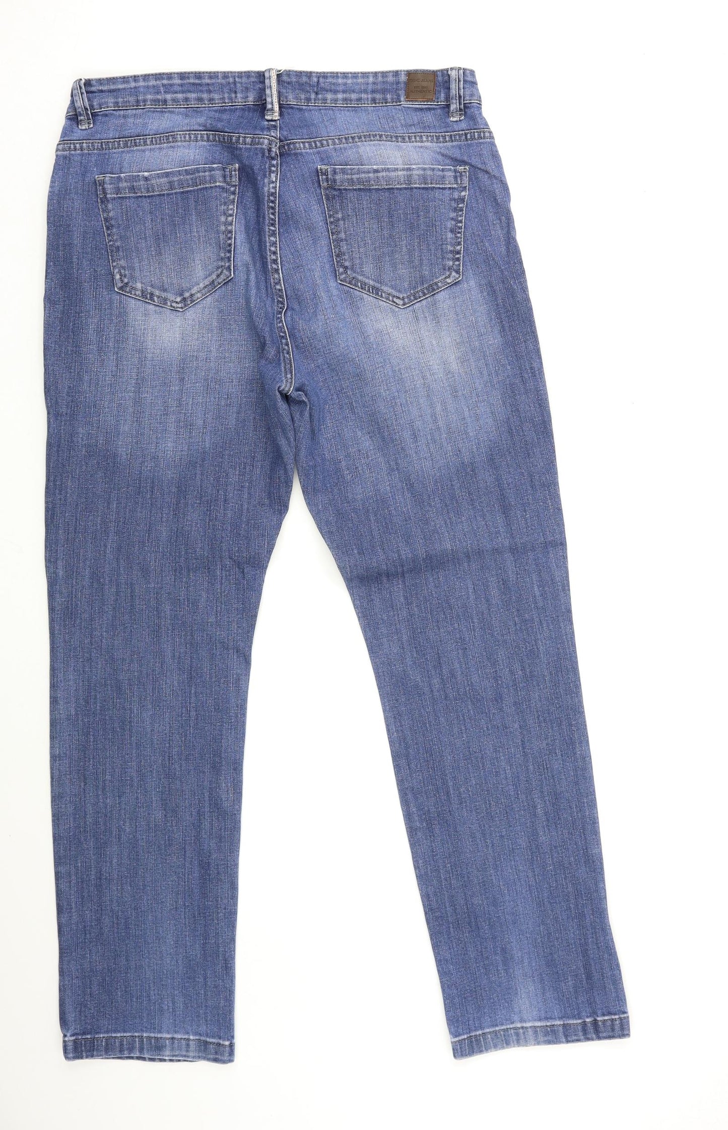 NEXT Womens Blue  Denim Skinny Jeans Size 16 L30 in