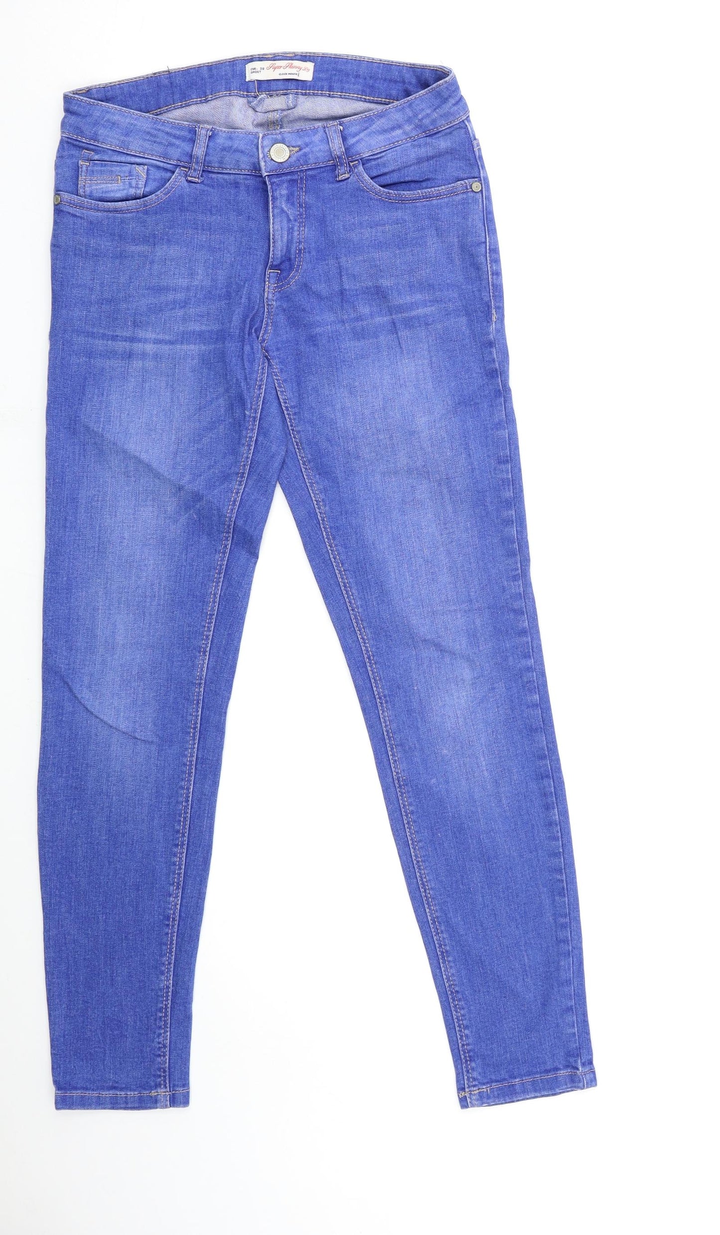 Clockhouse Womens Blue  Denim Skinny Jeans Size 10 L28 in