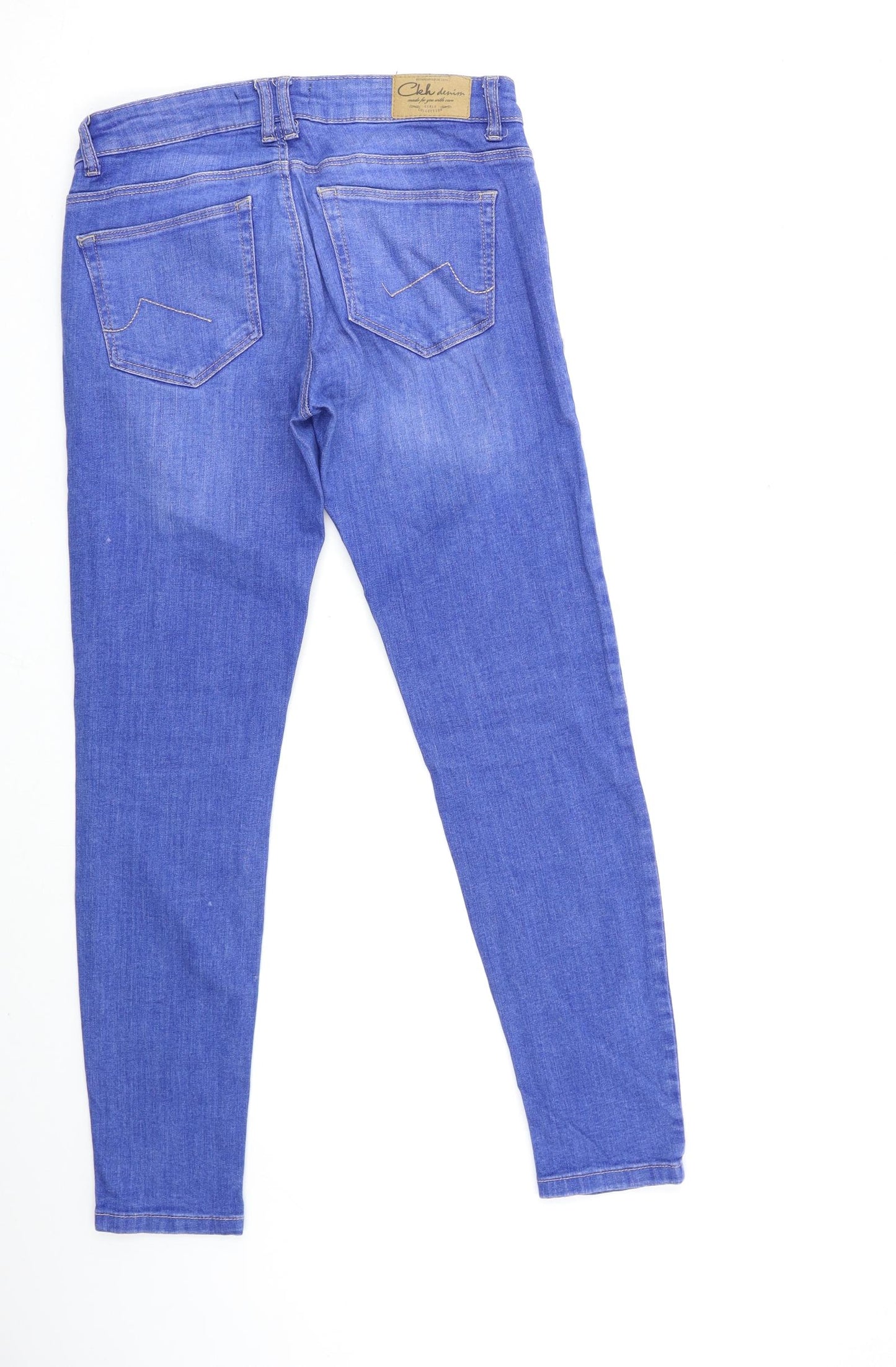 Clockhouse Womens Blue  Denim Skinny Jeans Size 10 L28 in