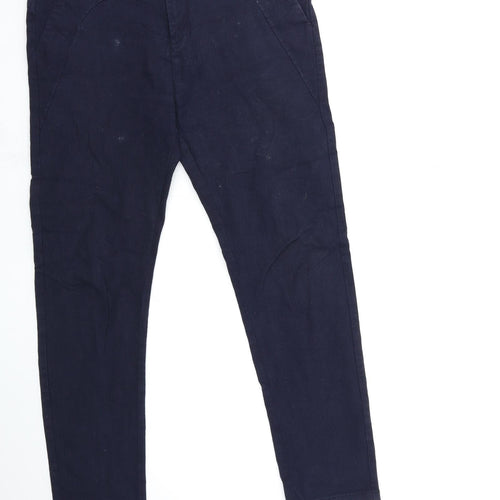 Preworn Womens Blue  Denim Skinny Jeans Size 33 in L29 in