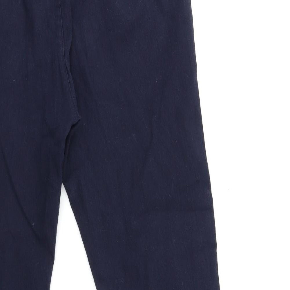 Preworn Womens Blue  Denim Skinny Jeans Size 33 in L29 in