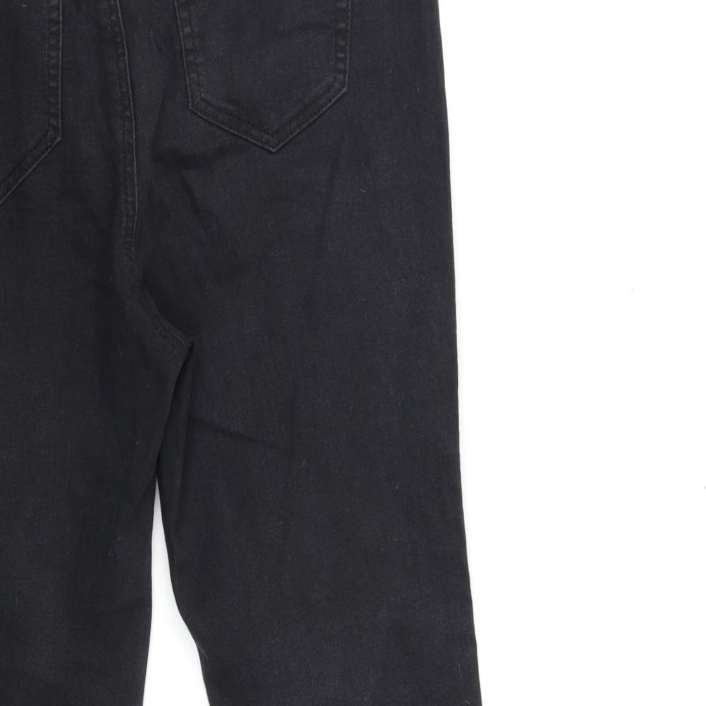 New Look Womens Black  Denim Jegging Jeans Size 12 L27 in