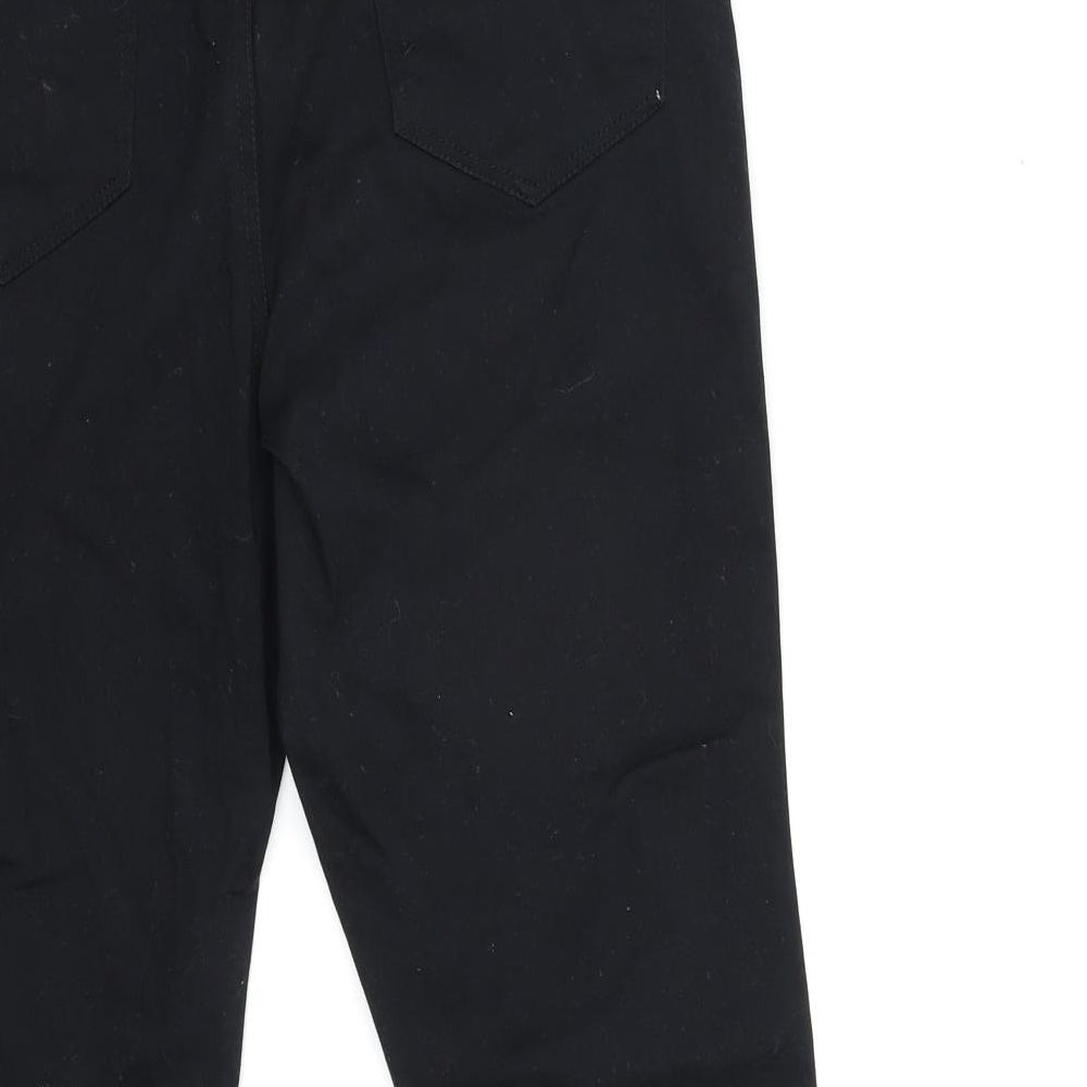 Papaya Womens Black   Trousers  Size 14 L25 in