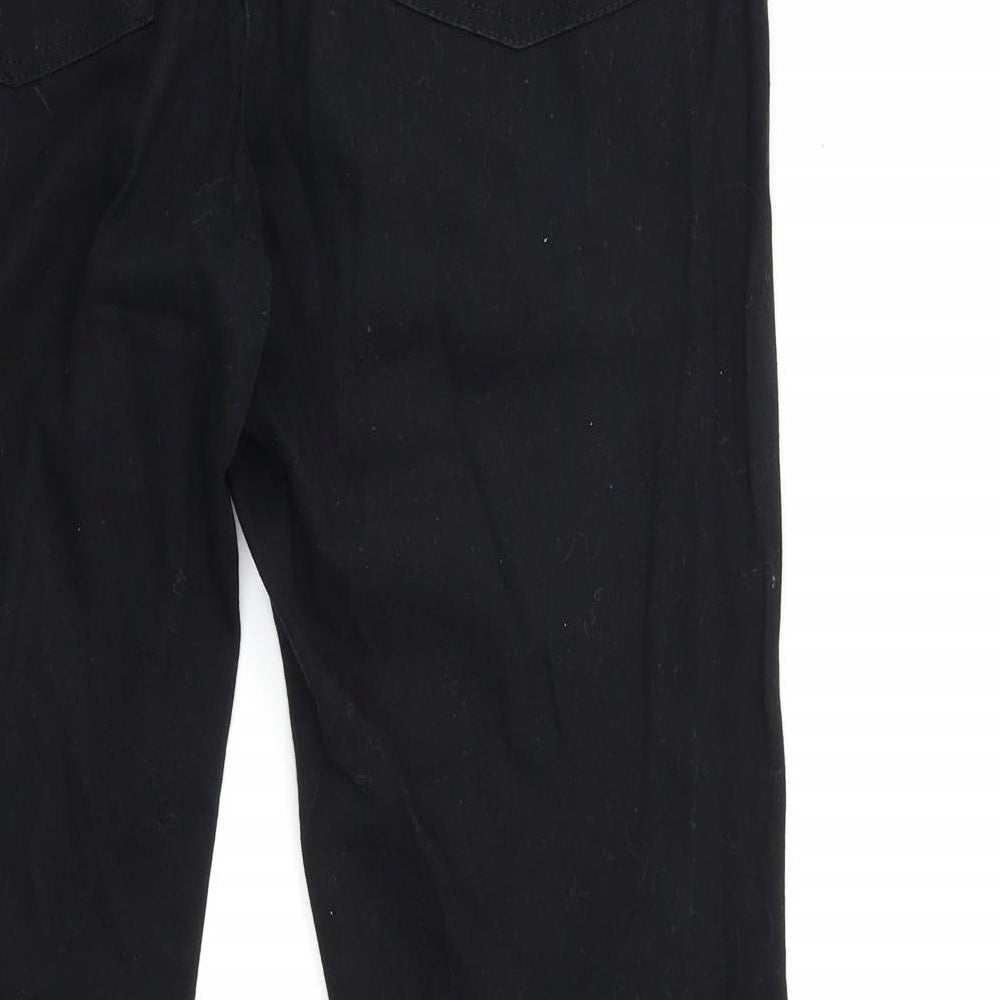 NEXT Womens Black  Denim Skinny Jeans Size 16 L28 in