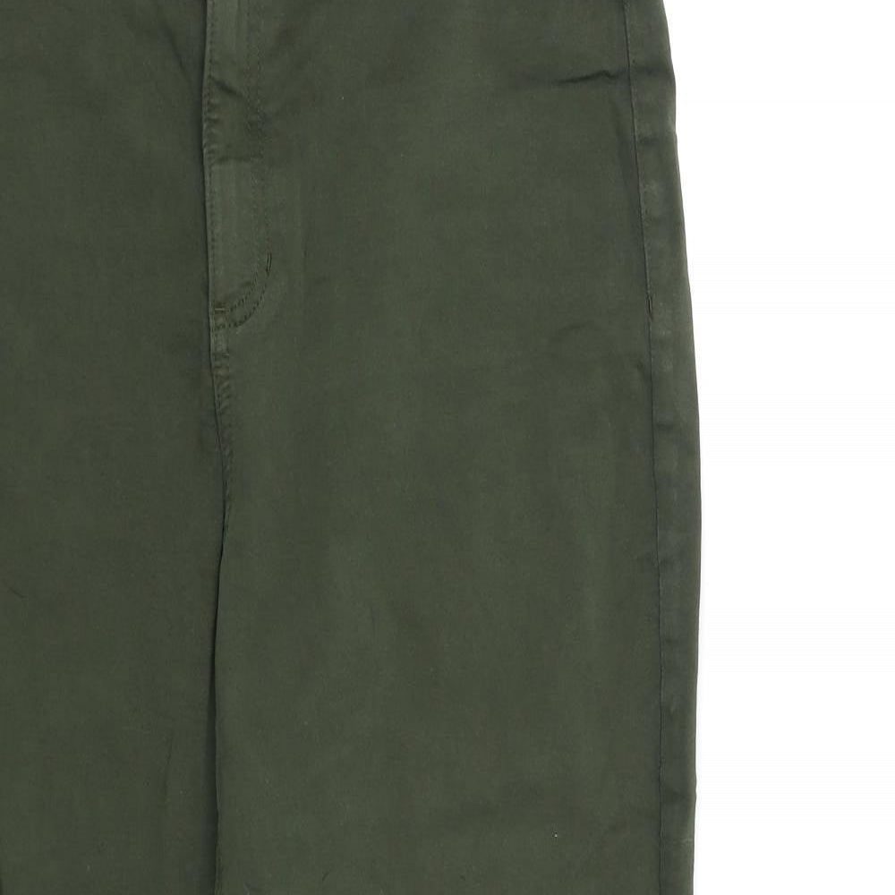 Marks and Spencer Womens Green  Denim Skinny Jeans Size 18 L28 in