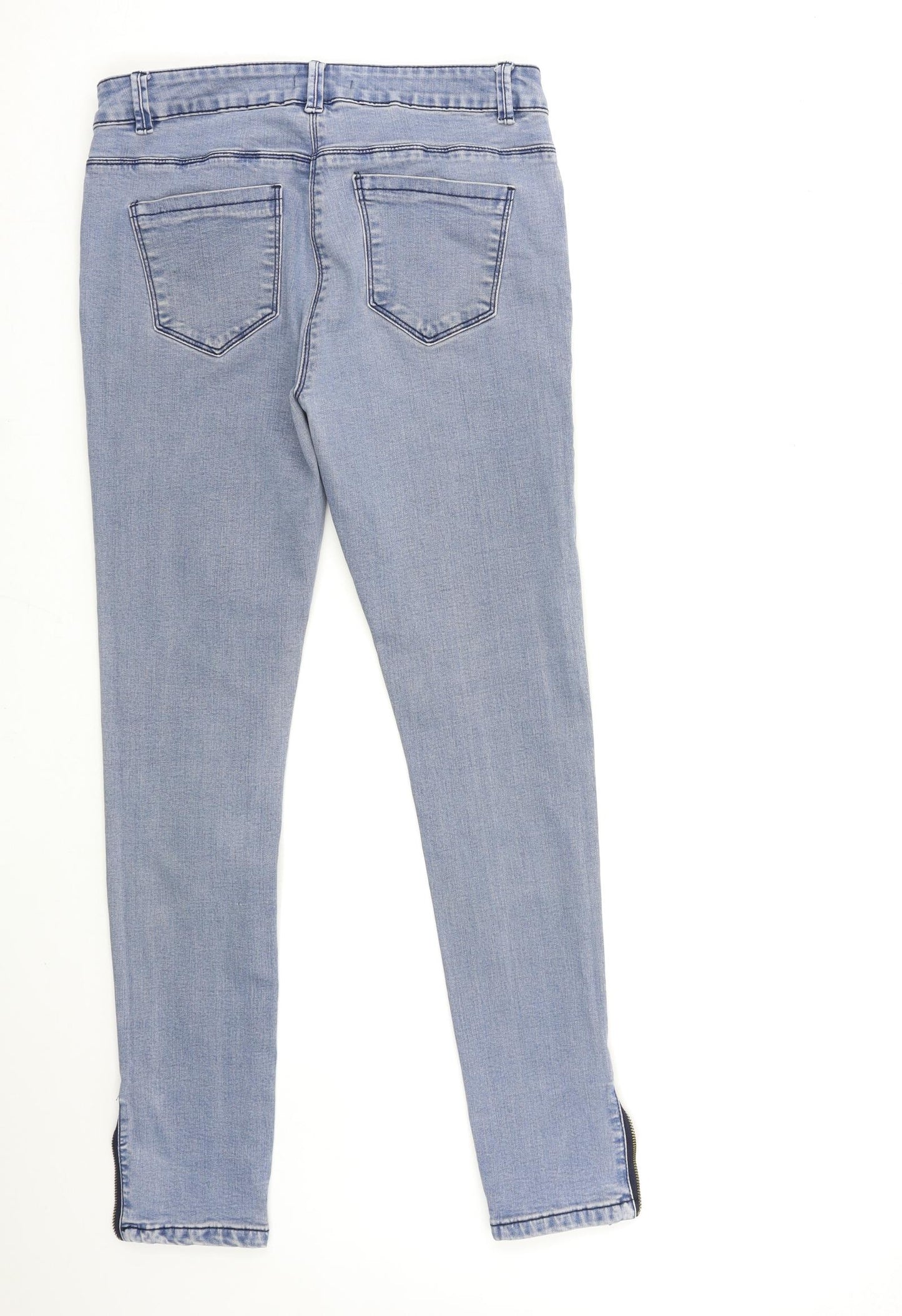 TU Womens Blue  Denim Skinny Jeans Size 12 L29 in