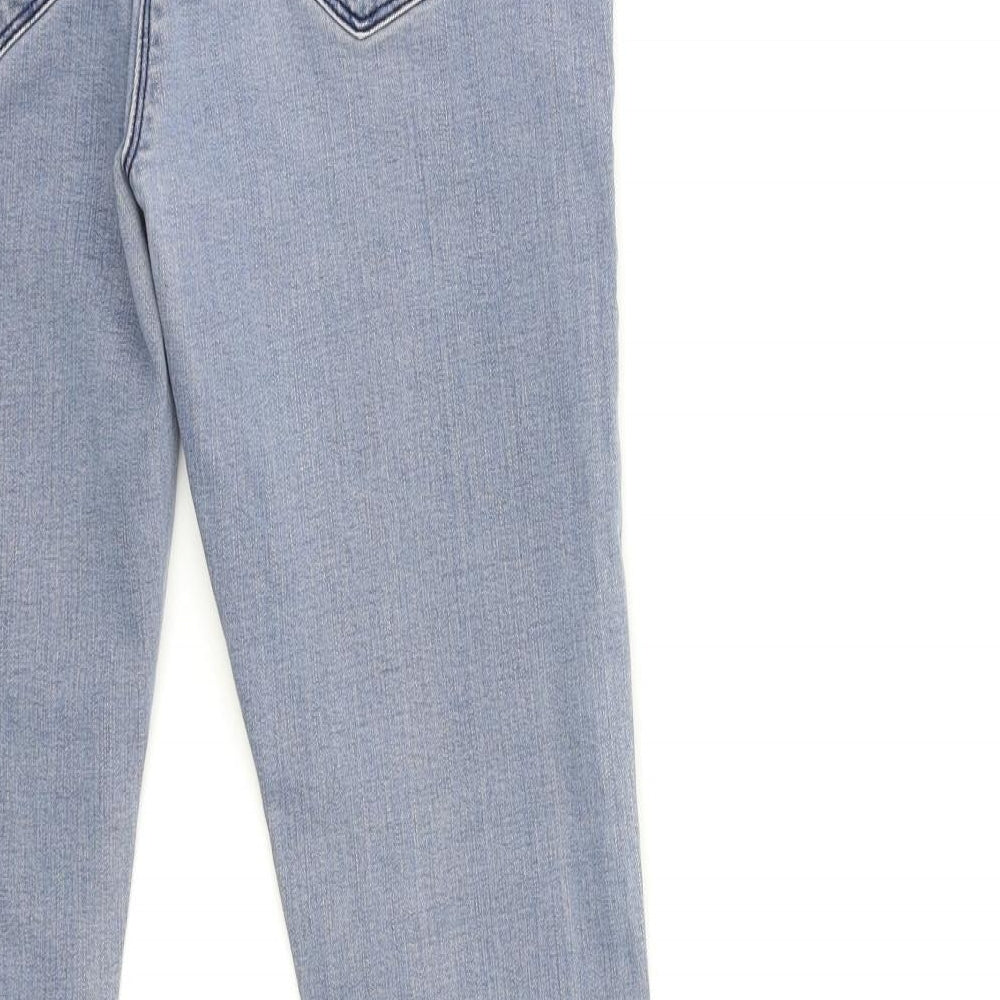 TU Womens Blue  Denim Skinny Jeans Size 12 L29 in