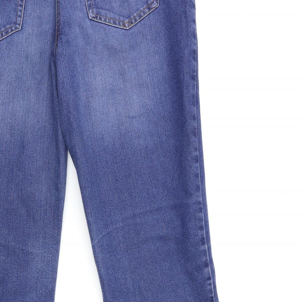 NEXT Womens Blue  Denim Boyfriend Jeans Size 12 L30 in